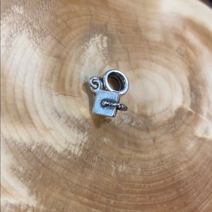 Graduation hat pandora charm